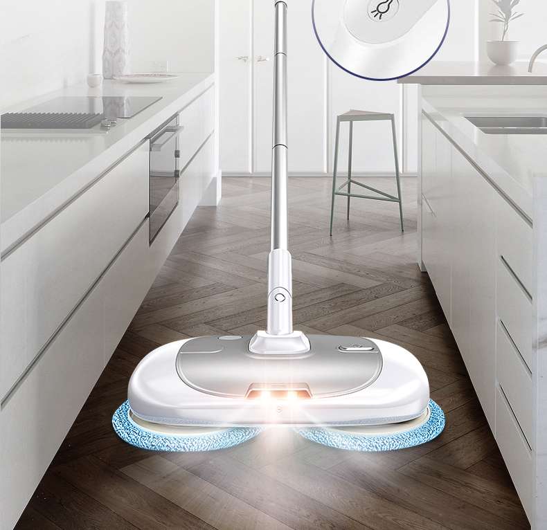 Excellent house cleaning automatic water spray head cordless wireless electric mop for hot sale