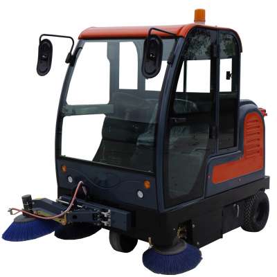 1950mm electric asphalt floor road sweeper