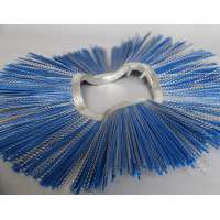 New style steel wire snow road sweeper brush from China professional manufacturer